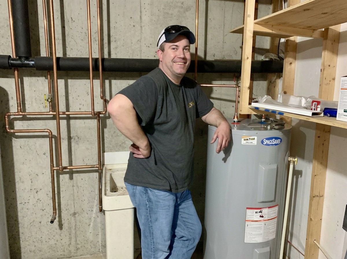 Licensed Largo plumber from Expert Plumbers of Largo ready for a service call in a Pinellas County home